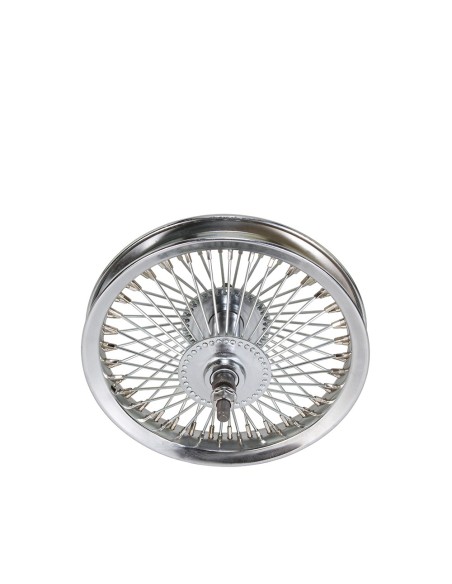 12 Steel Front Wheel 72 Spoke 14g UCP 3/8 Axle Single Wall Chrome.